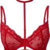 Sheer Evil Bra [SCARLET] -Killstar Store SheerEvilBra BLOOD G