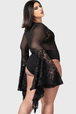 Temple D'Amour Bodysuit [PLUS] -Killstar Store TEMPLE D AMOUR BODYSUIT PLUS W F