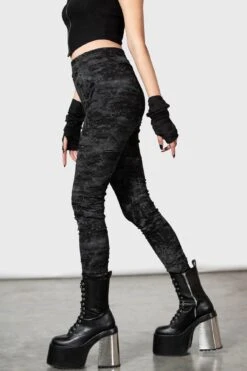 Tightrope Leggings 7 Tightrope Leggings -Killstar Store TIGHTROPE LEGGINGS W c