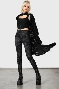 Tightrope Leggings 8 Tightrope Leggings -Killstar Store TIGHTROPE LEGGINGS W d