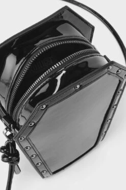 Unconfirmed Coffin Crossbody Bag -Killstar Store UNCONFIRMED COFFIN CROSSBODY BAG D