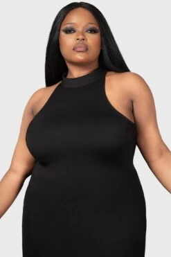 Under Queen Maxi Dress [PLUS] -Killstar Store UNDER QUEEN MAXI DRESS PLUS W D