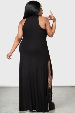 Under Queen Maxi Dress [PLUS] -Killstar Store UNDER QUEEN MAXI DRESS PLUS W F