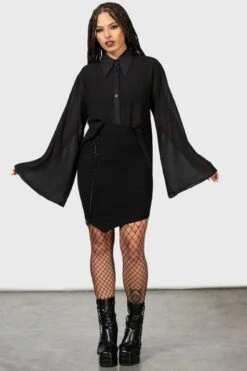 Unhallowed Shirt 8 Unhallowed Shirt -Killstar Store UNHALLOWED TOP W D