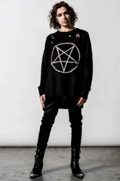 Unholy Knit Sweater -Killstar Store UNHOLY KNIT SWEATER MENS C