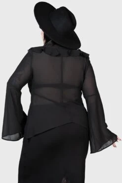 Valentine's Heart Blouse [PLUS] -Killstar Store VALENTINES HEARTS BLOUSE PLUS E