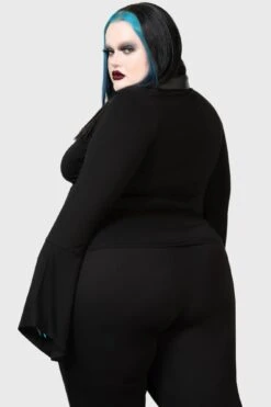 Vamp Fatale Shirt [PLUS] -Killstar Store VAMP FATALE TOP PLUS W D