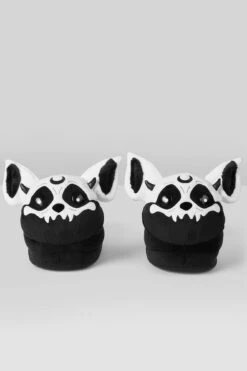 Vampir: Batbone Slippers -Killstar Store VAMPIR BATBONES SLIPPERS J