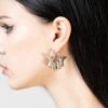 Vesper Lock Earrings -Killstar Store VESPER LOCK EARRINGS W B