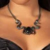 Viperine Necklace -Killstar Store VIPERINE NECKLACE W B