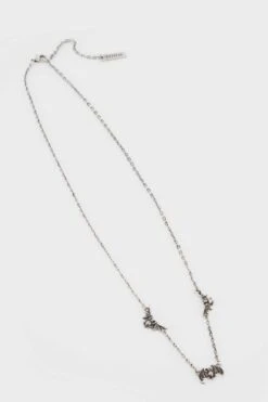 Vamp Bat Necklace [SILVER] -Killstar Store Vamp Bat Choker