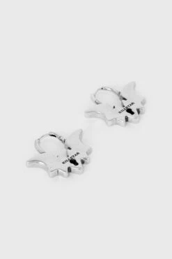 Vesper Lock Earrings -Killstar Store Vesper Lock Earrings Silver