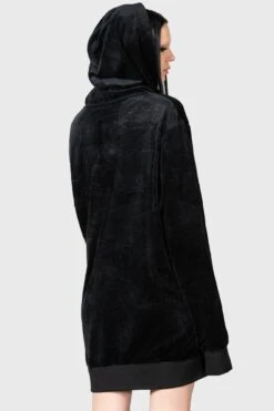 Webmare Longline Hoodie -Killstar Store WEBMARE LONGLINE HOODIE W G