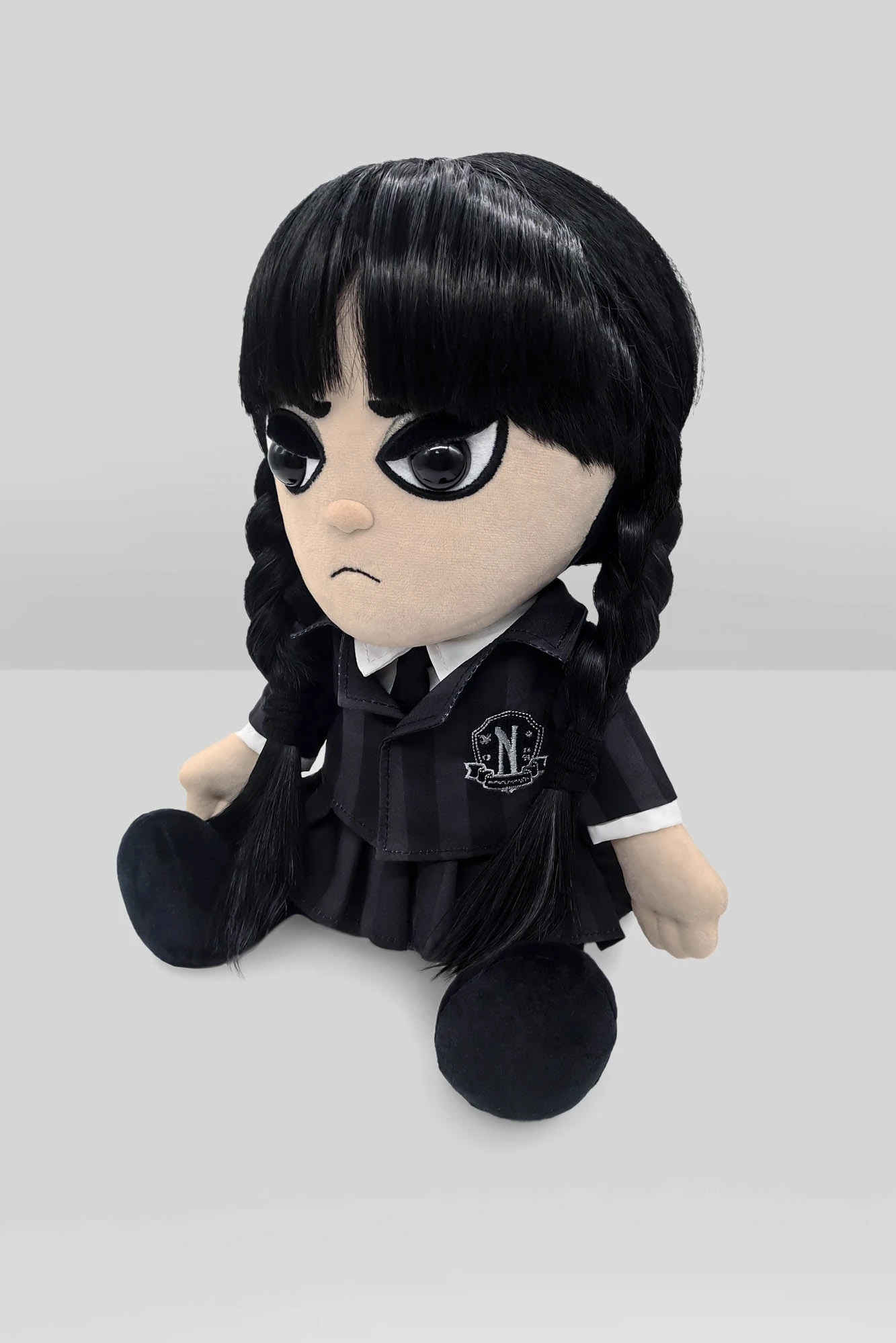 Wednesday Addams Uniform Plush Toy - PRE ORDER 6 Wednesday Addams Uniform Plush Toy - PRE ORDER - Image 4