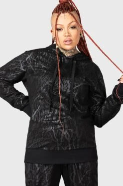 Wicked Woods Watcher Hoodie 11 Wicked Woods Watcher Hoodie -Killstar Store WICKED WOODS WATCHER HOODIE W C