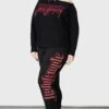 Wickedest Leggings [PLUS] -Killstar Store WICKEDEST LEGGINGS PLUS W B