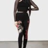 Wickedest Leggings -Killstar Store WICKEDEST LEGGINGS W B