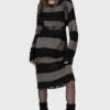 Within Souls Sweater Dress -Killstar Store WITHIN SOULS SWEATER DRESS W B