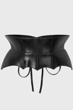 Wetland Bat Peplum Corset [PLUS] -Killstar Store Wetland Bat Peplum Corset PLUS H