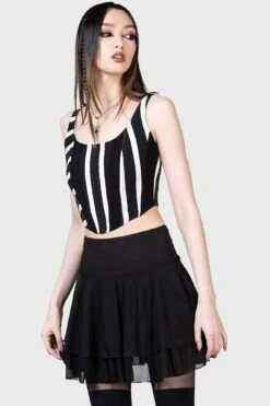 Zoyas Terror Corset Top -Killstar Store ZOYAS TERROR CORSET TOP W D